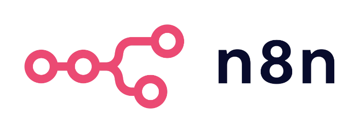 Logo de n8n, plataforma de automatización de flujos de trabajo basada en nodos para integraciones técnicas.